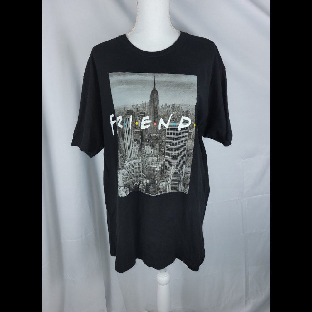 Black "FRIENDS" Graphic T Shirt UNISEX